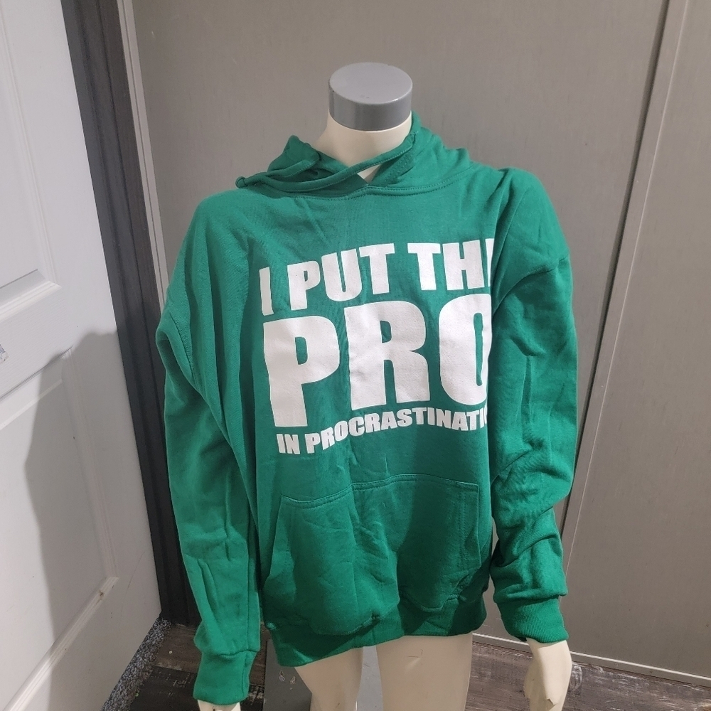 Mens sweatshirt I put the pro in procrastination! - Picture 2 of 8